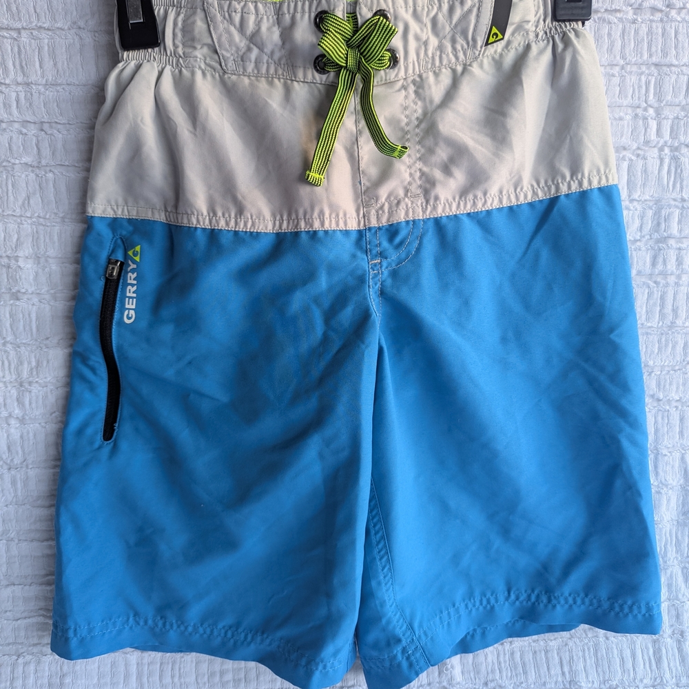 Gerry Weber Boy's Blue and White Swimming Shorts 10-12